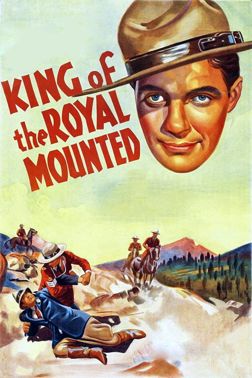 Movie poster for King of the Royal Mounted (1936)