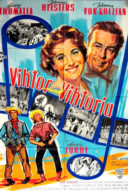 Movie poster for Viktor und Viktoria (1957)