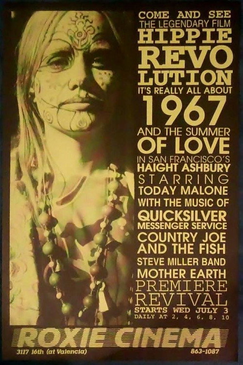 Movie poster for The Hippie Revolution (1996)