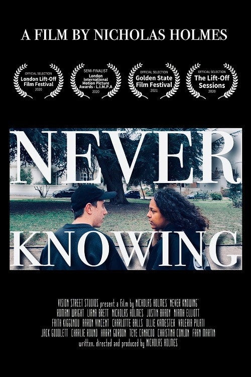 Movie poster for Never Knowing (2022)