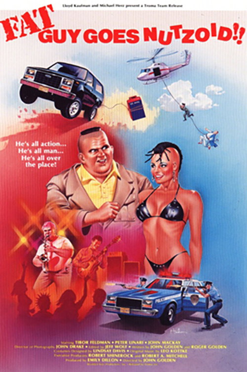 Movie poster for Fat Guy Goes Nutzoid (1986)