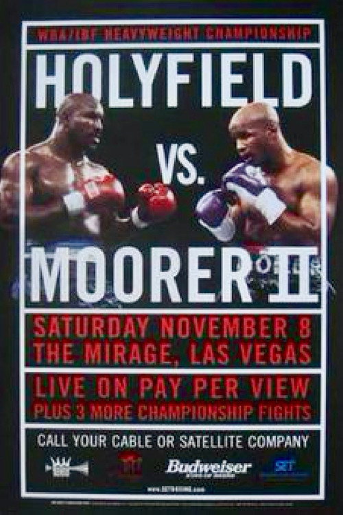Movie poster for Evander Holyfield vs. Michael Moorer II (1997)