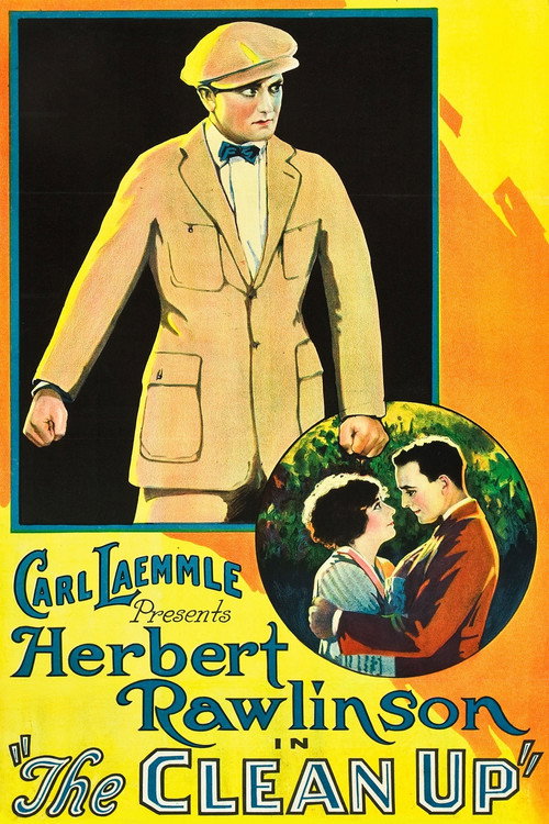 Movie poster for The Clean Up (1923)