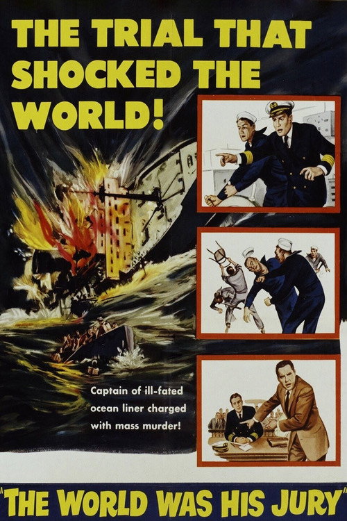 Movie poster for The World Was His Jury (1958)