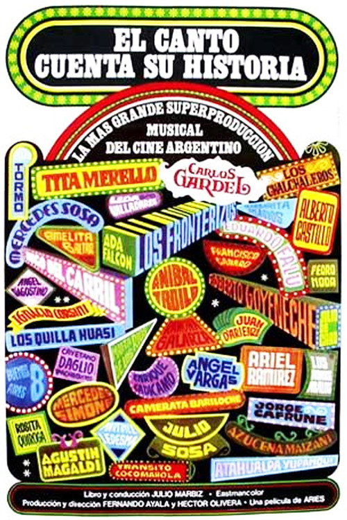 Movie poster for El canto cuenta su historia (1976)
