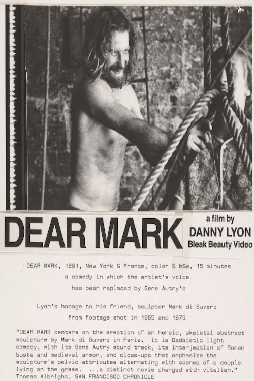 Movie poster for Dear Mark (1981)