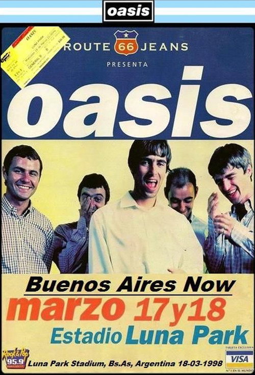 Movie poster for Oasis: Live at Luna Park (1998)