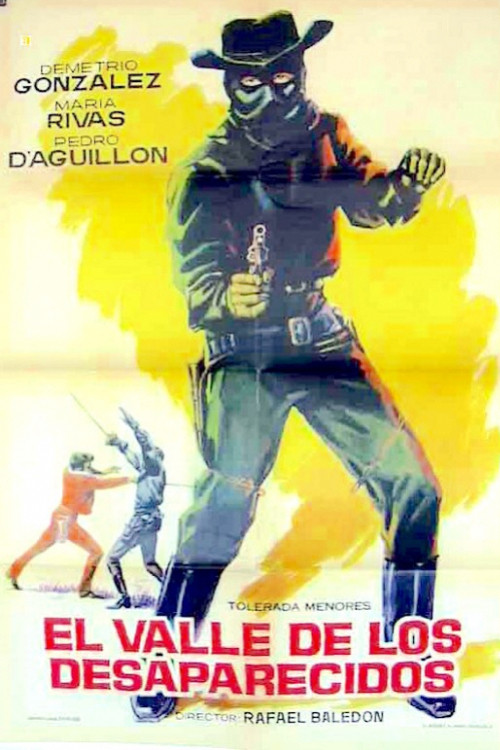 Movie poster for El jinete solitario en El valle de los desaparecidos: La venganza del jinete solitario (1960)