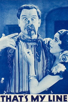 Movie poster for That's My Line (1931)