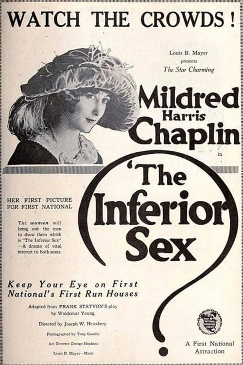 Movie poster for The Inferior Sex (1920)