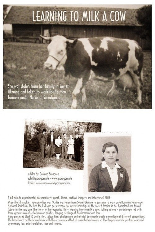 Movie poster for Learning to Milk a Cow (2016)