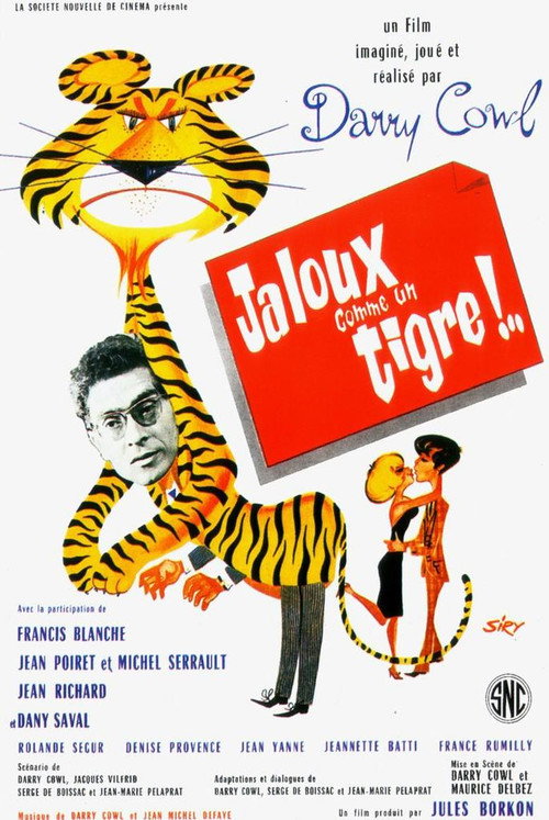 Movie poster for Jaloux comme un tigre (1964)