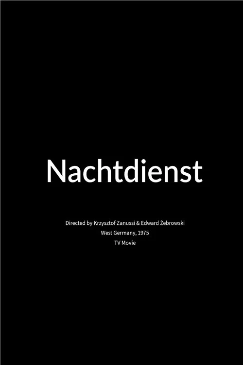 Movie poster for Nachtdienst (1975)