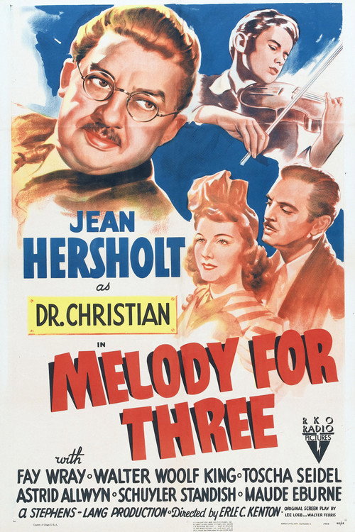 Movie poster for Melody for Three (1941)