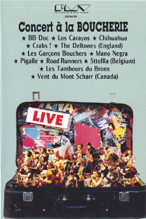 Movie poster for Concert A La Boucherie (1990)