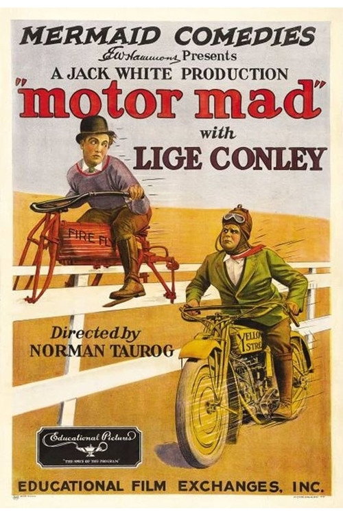 Movie poster for Motor Mad (1924)