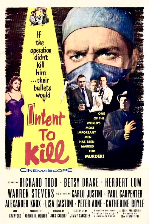 Movie poster for Intent to Kill (1958)