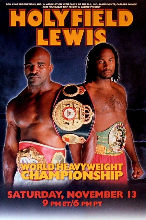 Movie poster for Evander Holyfield vs. Lennox Lewis II (1999)