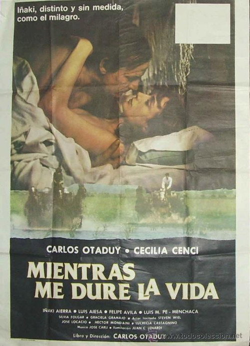 Movie poster for Mientras me dure la vida (1981)
