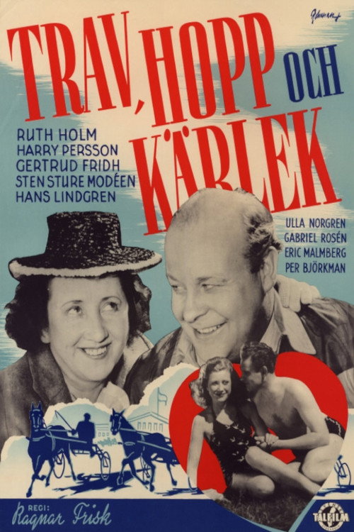 Movie poster for Trav, hopp och kärlek (1945)