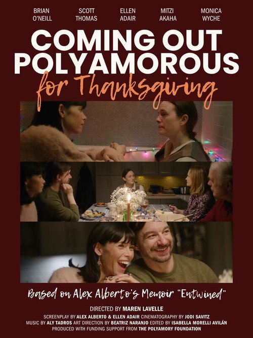 Movie poster for Coming Out Polyamorous for Thanksgiving (2025)