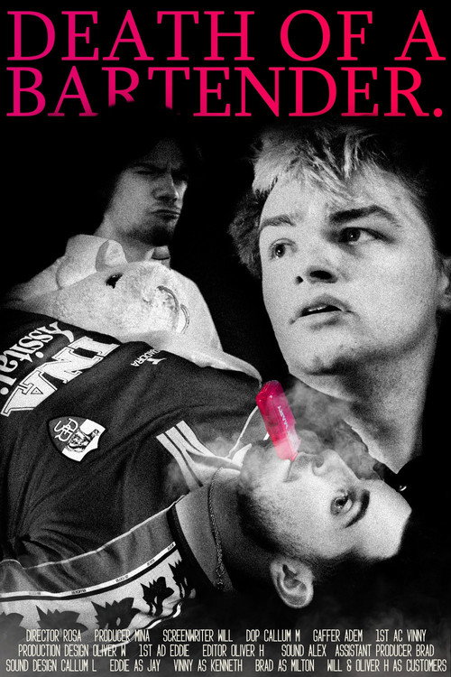 Movie poster for Death of a Bartender (2026)