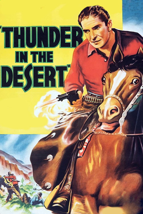Movie poster for Thunder in the Desert (1938)