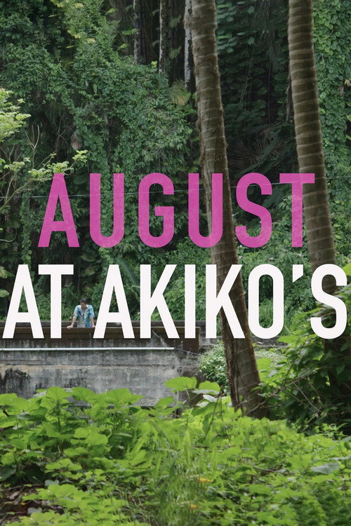 Movie poster for August at Akiko's (2018)