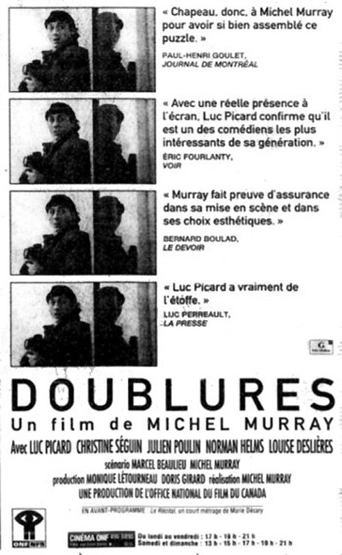 Movie poster for Doublures (1993)