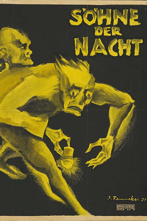 Movie poster for Söhne der Nacht, 1. Teil: Die Verbrecher-GmbH (1921)