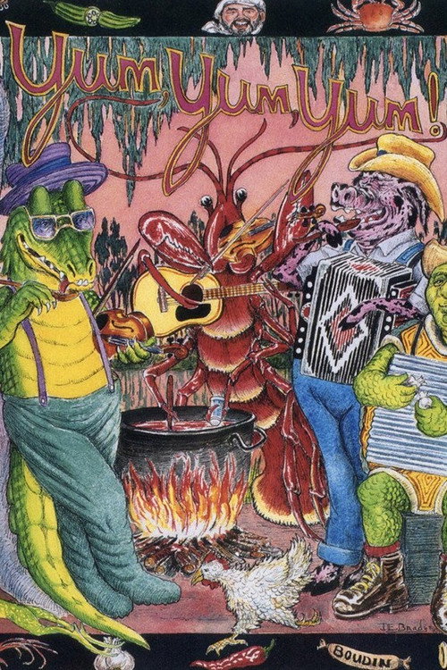 Movie poster for Yum, Yum, Yum! A Taste of the Cajun and Creole Cooking of Louisiana (1990)