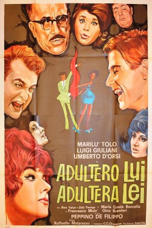 Movie poster for Adultero lui, adultera lei (1963)