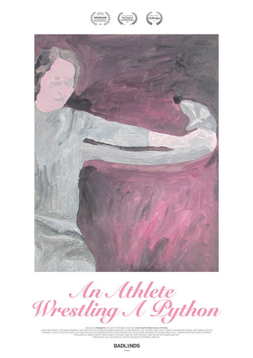 Movie poster for An Athlete Wrestling A Python (2019)