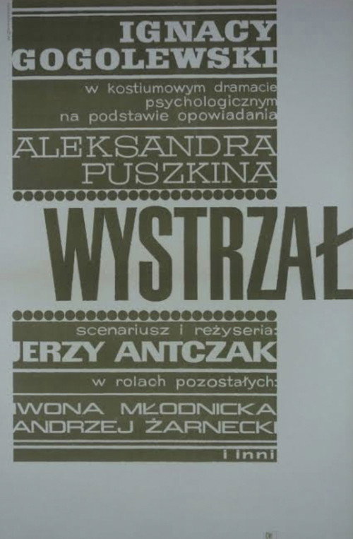Movie poster for Wystrzał (1966)