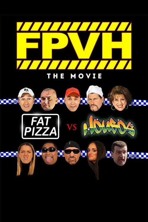 Movie poster for Fat Pizza vs Housos (2014)