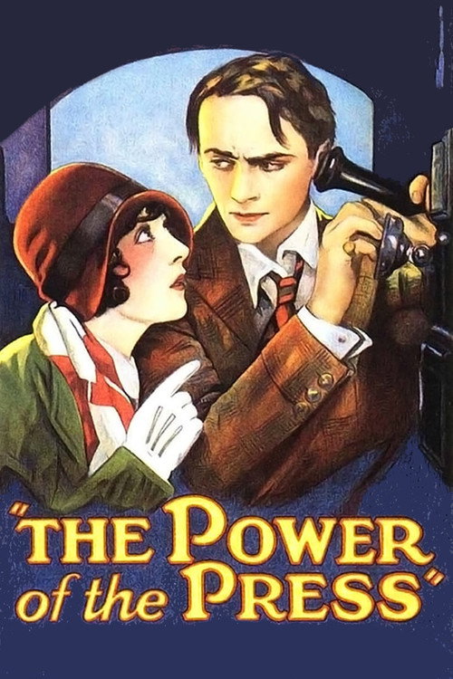 Movie poster for The Power of the Press (1928)