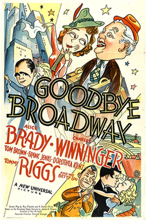 Movie poster for Goodbye Broadway (1938)