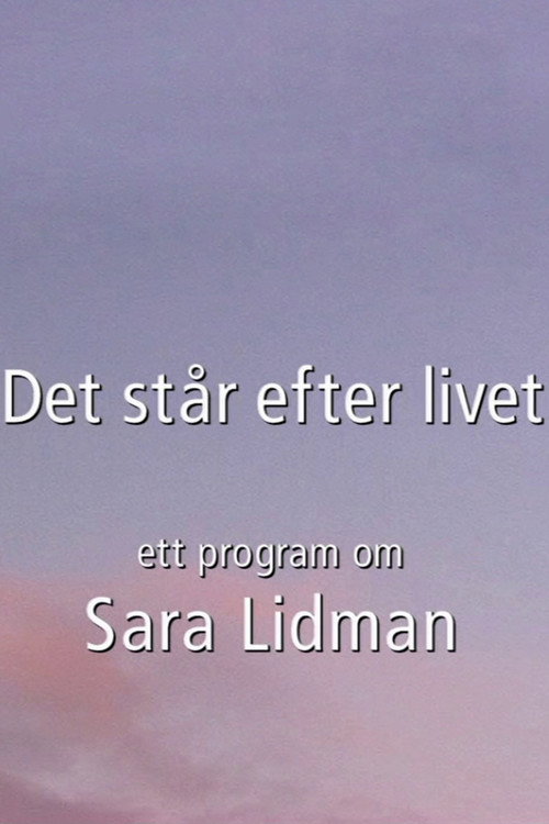 Movie poster for Det står efter livet (2000)