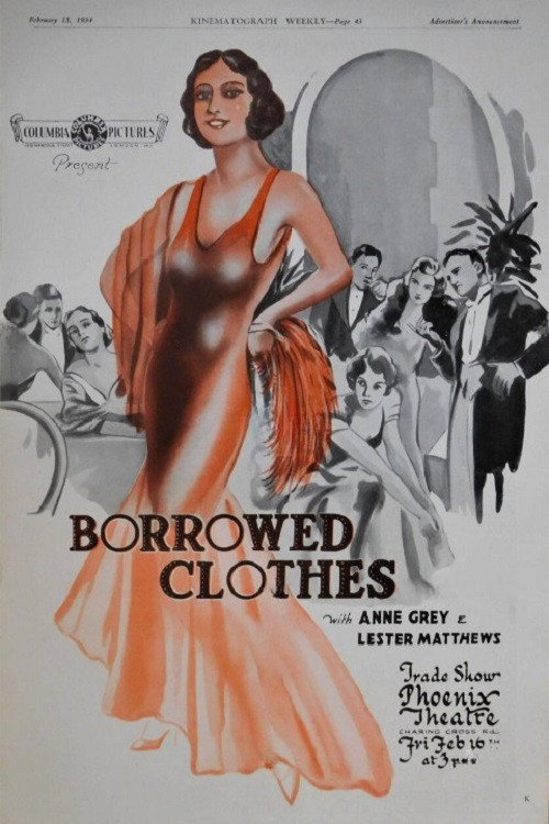Movie poster for Borrowed Clothes (1934)