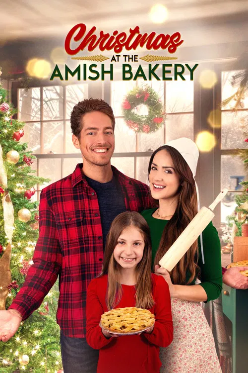 Movie poster for Christmas at the Amish Bakery (2023)
