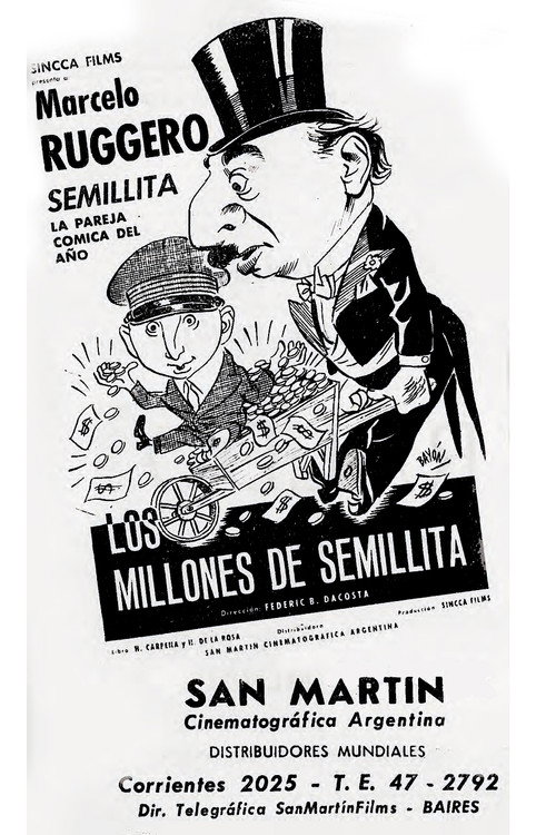 Movie poster for Los millones de Semillita (1950)