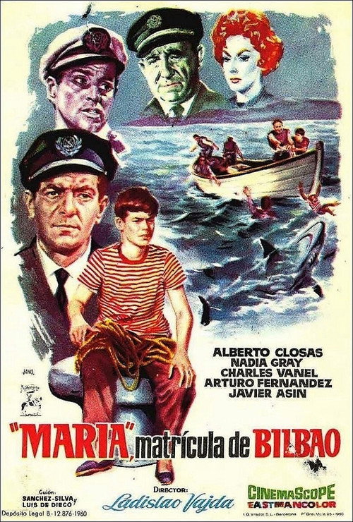 Movie poster for María, matrícula de Bilbao (1960)