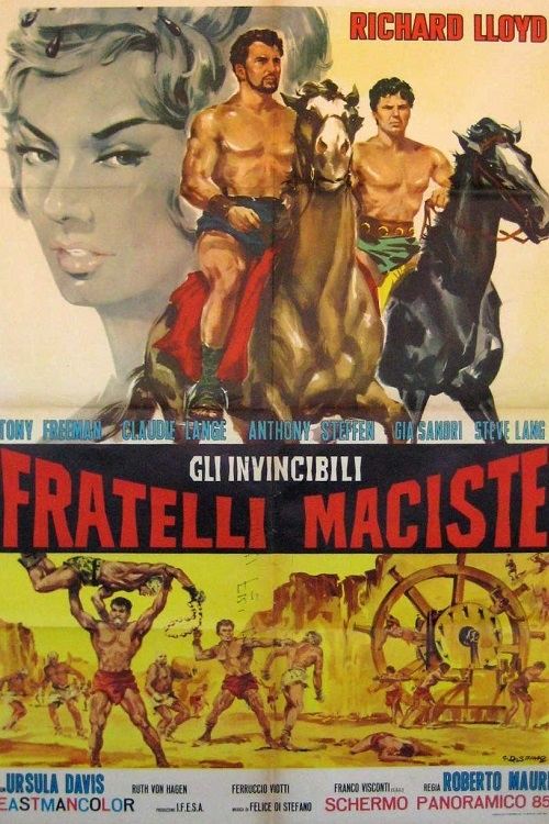 Movie poster for The Invincible Maciste Brothers (1964)