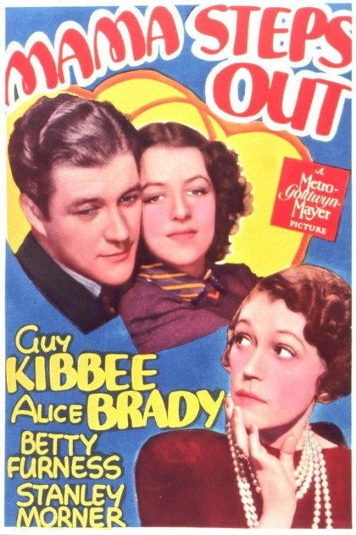 Movie poster for Mama Steps Out (1937)