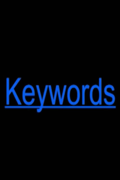 Movie poster for Keywords (2010)