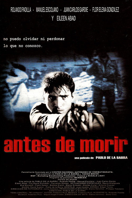 Movie poster for Antes de Morir (2000)