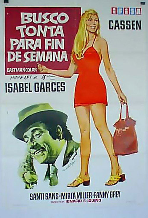 Movie poster for Busco tonta para fin de semana (1973)