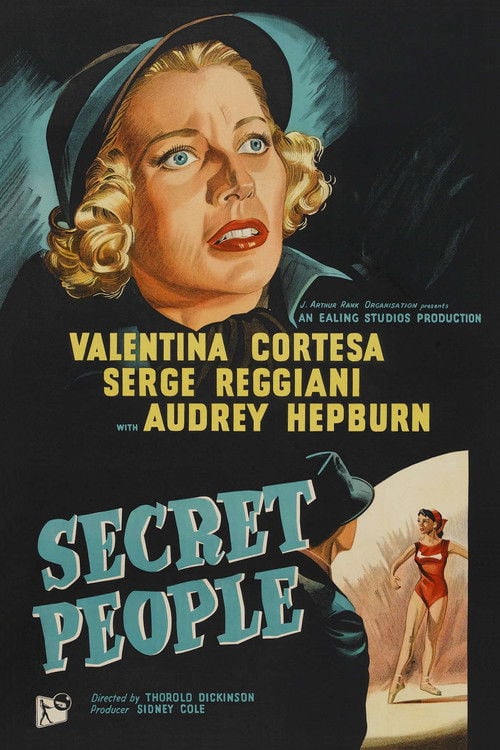 Movie poster for Secret People (1952)