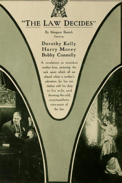 Movie poster for The Law Decides (1916)