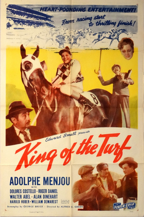 Movie poster for King of the Turf (1939)